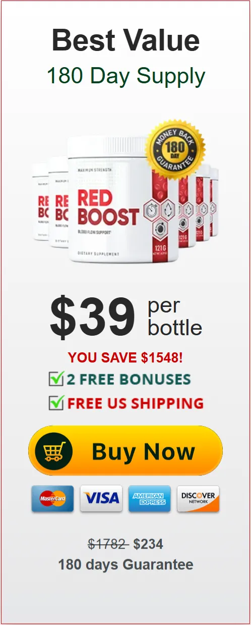 Red Boost price 6 bottle
