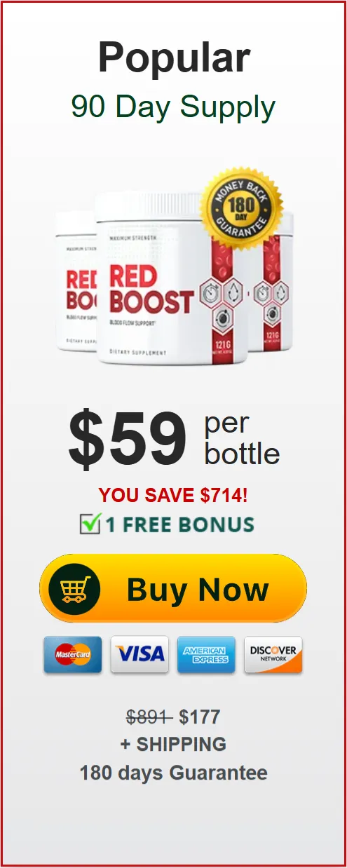 Red Boost price 3 bottle
